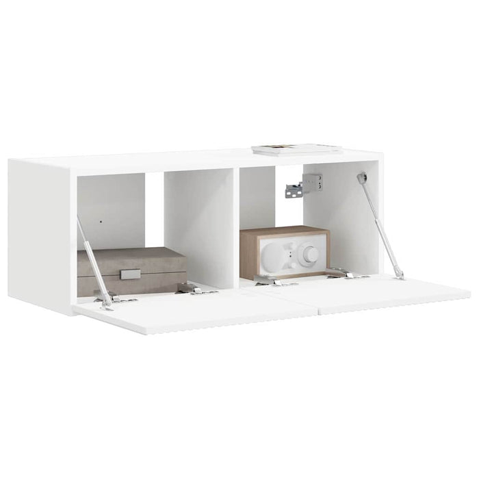 Dulap TV de perete Alb 78,5 x 31 x 29,5 cm Lemn compozit - WALTI WALTI