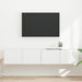 Dulap TV de perete 2 pcs Alb 78,5 x 31 x 29,5 cm Lemn compozit - WALTI WALTI