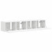 Dulap TV de perete 2 pcs Alb 78,5 x 31 x 29,5 cm Lemn compozit - WALTI WALTI