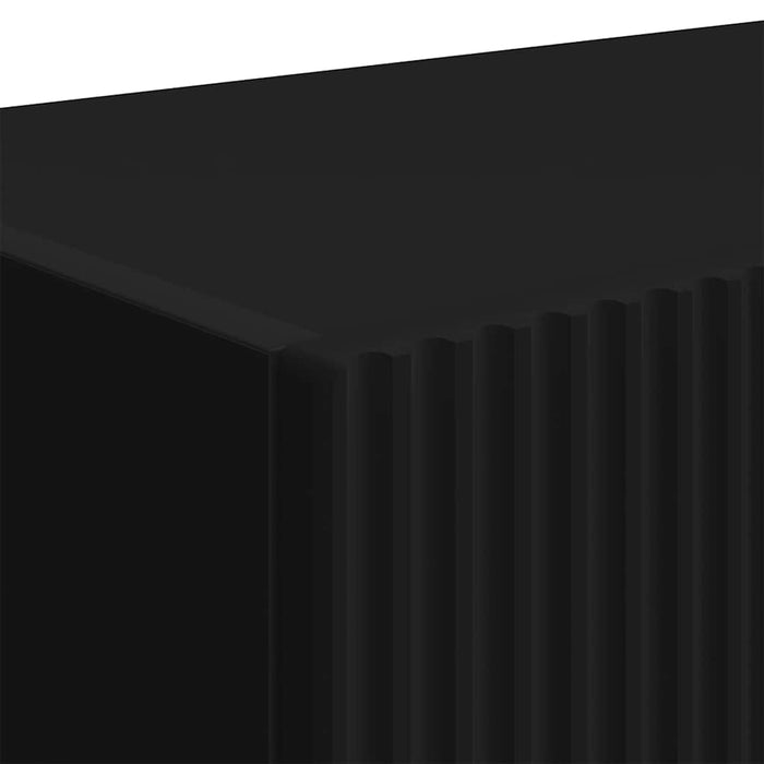 Dulap TV de perete Pe perete 2 pcs Negru 78,5 x 31 x 29,5 cm - WALTI WALTI