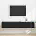 Dulap TV de perete Pe perete 2 pcs Negru 78,5 x 31 x 29,5 cm - WALTI WALTI