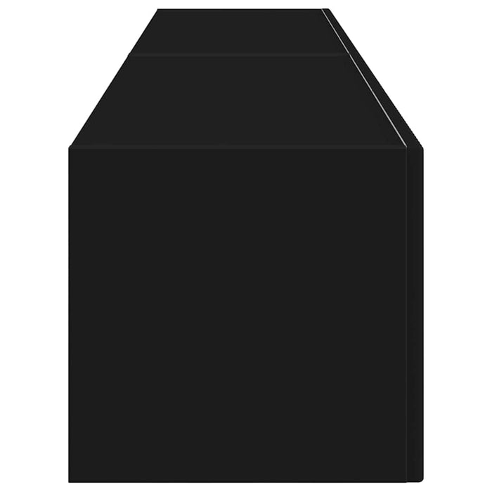 Dulap TV de perete Pe perete 2 pcs Negru 78,5 x 31 x 29,5 cm - WALTI WALTI