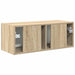 Dulap TV de perete Sonoma 78,5 x 31 x 29,5 cm Lemn compozit - WALTI WALTI