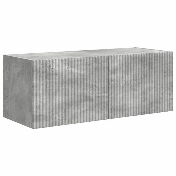 Dulap TV de perete Beton 78,5 x 31 x 29,5 cm Lemn compozit - WALTI WALTI