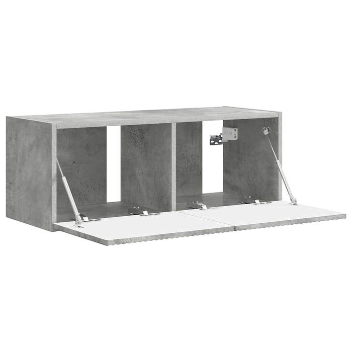 Dulap TV de perete Beton 78,5 x 31 x 29,5 cm Lemn compozit - WALTI WALTI