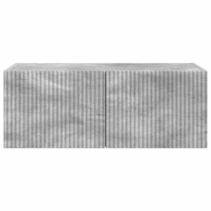 Dulap TV de perete Beton 78,5 x 31 x 29,5 cm Lemn compozit - WALTI WALTI