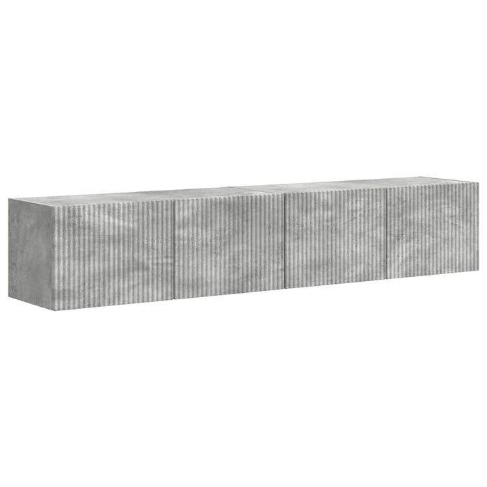 Dulap TV de perete Pe perete 2 pcs Beton 78,5 x 31 x 29,5 cm - WALTI WALTI