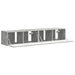 Dulap TV de perete Pe perete 2 pcs Beton 78,5 x 31 x 29,5 cm - WALTI WALTI