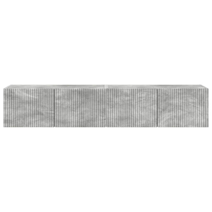 Dulap TV de perete Pe perete 2 pcs Beton 78,5 x 31 x 29,5 cm - WALTI WALTI