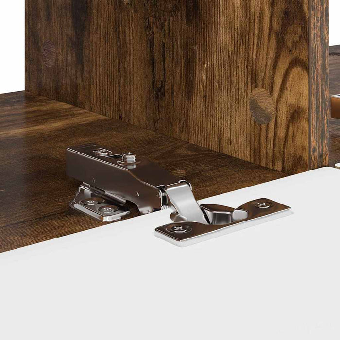Dulap TV de perete 2 pcs Stejar fumuriu 78,5 x 31 x 29,5 cm - WALTI WALTI