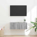 Dulap TV de perete Gri Sonoma 78,5 x 31 x 29,5 cm Lemn compozit - WALTI WALTI