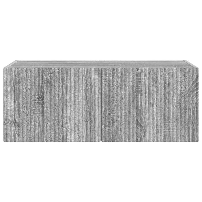 Dulap TV de perete Gri Sonoma 78,5 x 31 x 29,5 cm Lemn compozit - WALTI WALTI