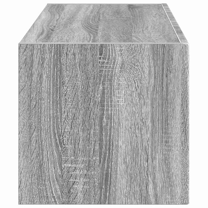 Dulap TV de perete Gri Sonoma 78,5 x 31 x 29,5 cm Lemn compozit - WALTI WALTI