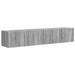 Dulap TV de perete 2 pcs Gri Sonoma 78,5 x 31 x 29,5 cm - WALTI WALTI