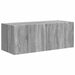Dulap TV de perete 2 pcs Gri Sonoma 78,5 x 31 x 29,5 cm - WALTI WALTI