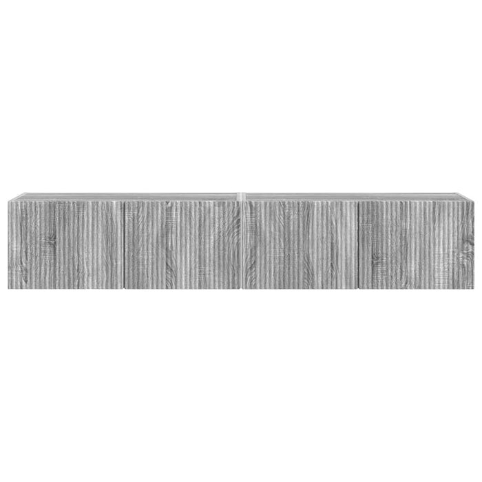 Dulap TV de perete 2 pcs Gri Sonoma 78,5 x 31 x 29,5 cm - WALTI WALTI