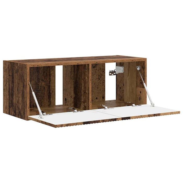 Dulap TV de perete Lemn Vechi 78,5 x 31 x 29,5 cm Lemn compozit - WALTI WALTI