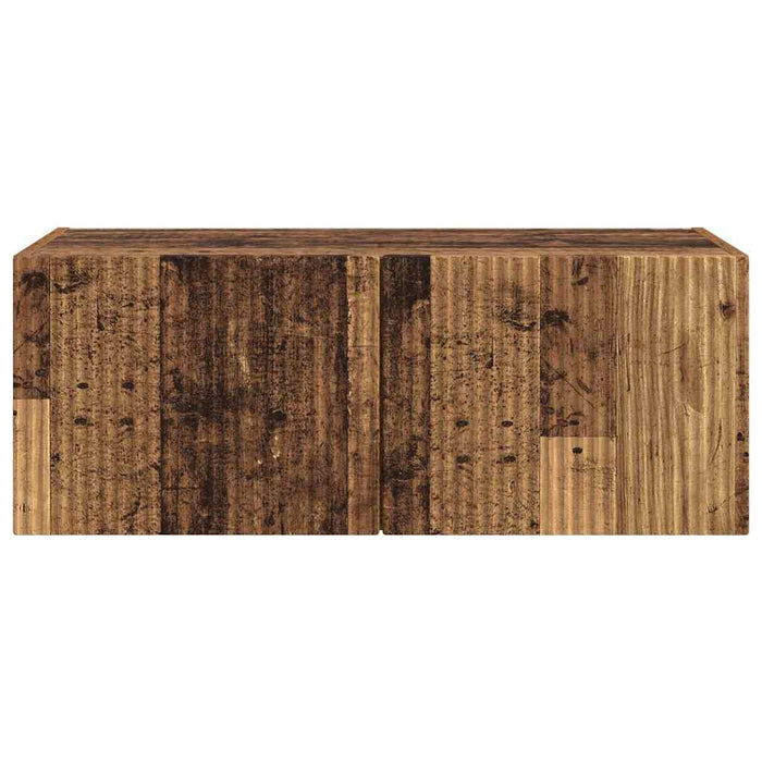 Dulap TV de perete Lemn Vechi 78,5 x 31 x 29,5 cm Lemn compozit - WALTI WALTI