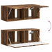 Dulap TV de perete Lemn Vechi 78,5 x 31 x 29,5 cm Lemn compozit - WALTI WALTI