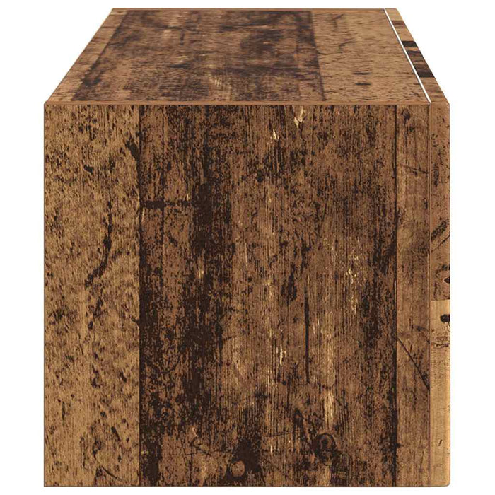 Dulap TV de perete Lemn Vechi 78,5 x 31 x 29,5 cm Lemn compozit - WALTI WALTI