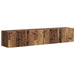 Dulap TV de perete 2 pcs Lemn Vechi 78,5 x 31 x 29,5 cm - WALTI WALTI