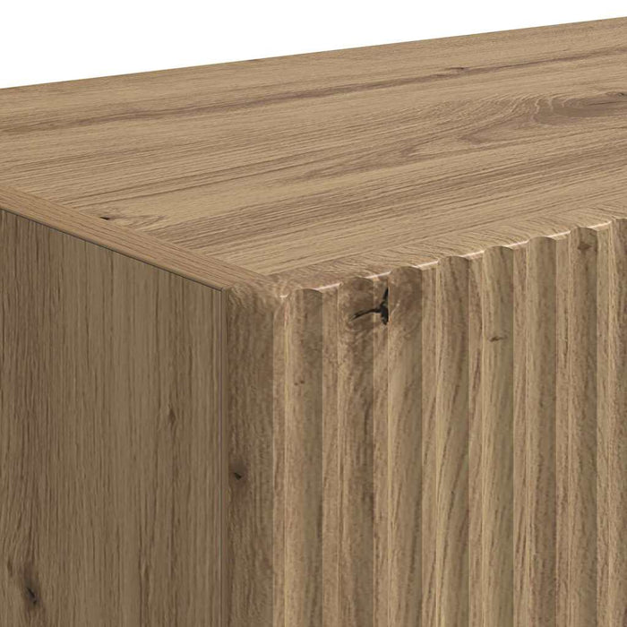 Dulap TV de perete 2 pcs Stejar artizanal 78,5 x 31 x 29,5 cm - WALTI WALTI