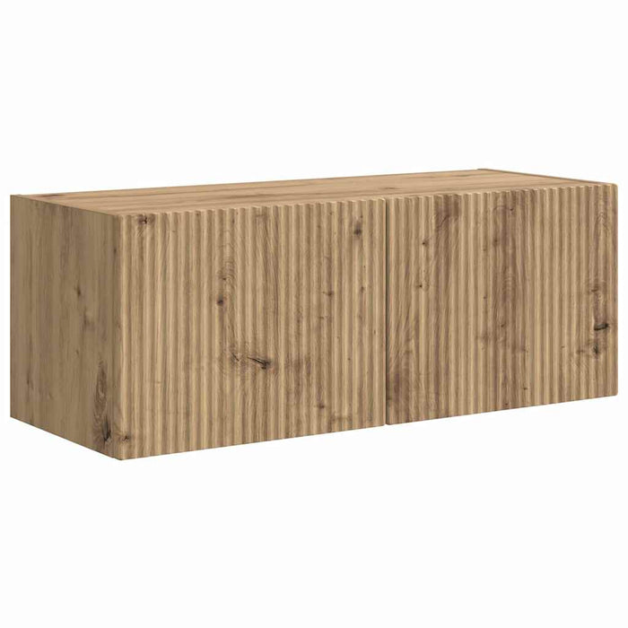 Dulap TV de perete 2 pcs Stejar artizanal 78,5 x 31 x 29,5 cm - WALTI WALTI