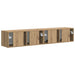 Dulap TV de perete 2 pcs Stejar artizanal 78,5 x 31 x 29,5 cm - WALTI WALTI