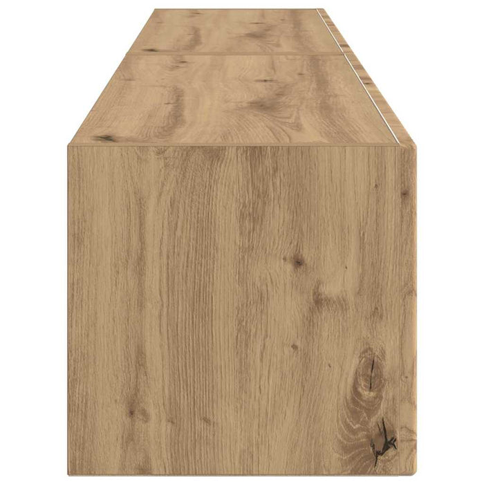 Dulap TV de perete 2 pcs Stejar artizanal 78,5 x 31 x 29,5 cm - WALTI WALTI