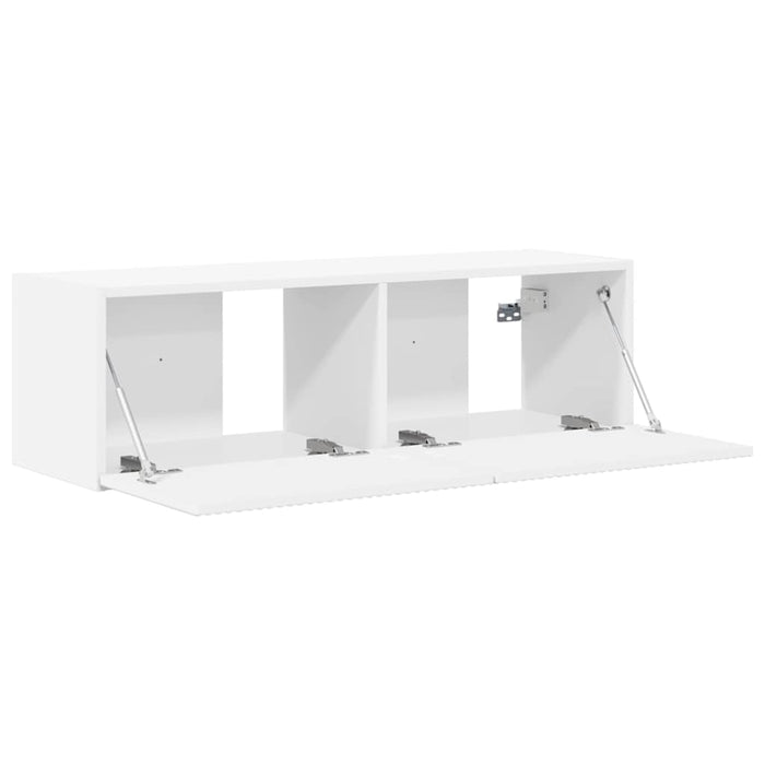 Dulap TV de perete 98 x 31 x 29,5 cm Alb Lemn prelucrat WALTI