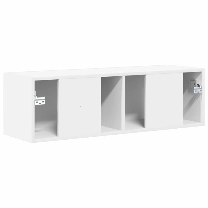 Dulap TV de perete 98 x 31 x 29,5 cm Alb Lemn prelucrat WALTI