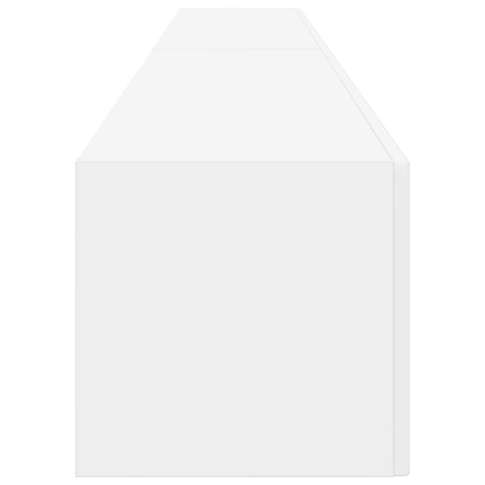 Dulap TV de perete 2 pcs Alb 98 x 31 x 29,5 cm Lemn compozit WALTI