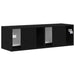 Dulap TV de perete 98 x 31 x 29,5 cm Negru Lemn prelucrat - WALTI WALTI