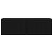 Dulap TV de perete 98 x 31 x 29,5 cm Negru Lemn prelucrat - WALTI WALTI