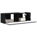 Dulap TV de perete 98 x 31 x 29,5 cm Negru Lemn prelucrat - WALTI WALTI