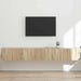 Dulap TV de perete 2 pcs Sonoma 98 x 31 x 29,5 cm Lemn compozit - WALTI WALTI