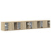 Dulap TV de perete 2 pcs Sonoma 98 x 31 x 29,5 cm Lemn compozit - WALTI WALTI