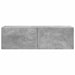 Dulap TV de perete Beton 98 x 31 x 29,5 cm Lemn compozit - WALTI WALTI