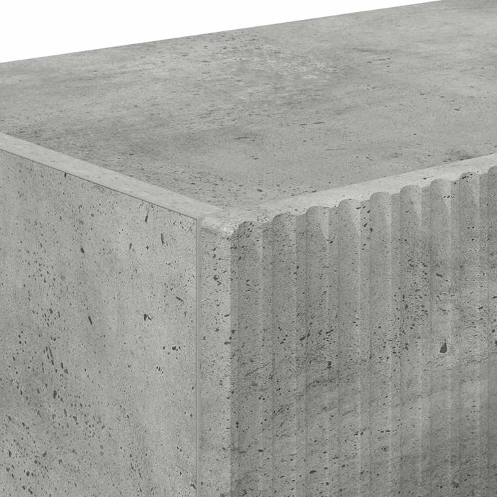 Dulap TV de perete 2 pcs Beton 98 x 31 x 29,5 cm Lemn compozit - WALTI WALTI