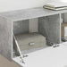 Dulap TV de perete 2 pcs Beton 98 x 31 x 29,5 cm Lemn compozit - WALTI WALTI