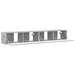 Dulap TV de perete 2 pcs Beton 98 x 31 x 29,5 cm Lemn compozit - WALTI WALTI