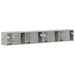 Dulap TV de perete 2 pcs Beton 98 x 31 x 29,5 cm Lemn compozit - WALTI WALTI