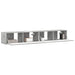 Dulap TV de perete 2 pcs Beton 98 x 31 x 29,5 cm Lemn compozit - WALTI WALTI