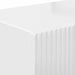 Dulap TV de perete Alb Lucios 98 x 31 x 29,5 cm Lemn compozit - WALTI WALTI