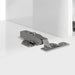 Dulap TV de perete Alb Lucios 98 x 31 x 29,5 cm Lemn compozit - WALTI WALTI