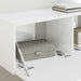 Dulap TV de perete Alb Lucios 98 x 31 x 29,5 cm Lemn compozit - WALTI WALTI