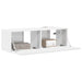 Dulap TV de perete Alb Lucios 98 x 31 x 29,5 cm Lemn compozit - WALTI WALTI