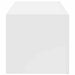 Dulap TV de perete Alb Lucios 98 x 31 x 29,5 cm Lemn compozit - WALTI WALTI