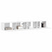 Dulap TV de perete Pe perete 2 pcs Alb Lucios 98 x 31 x 29,5 cm - WALTI WALTI