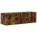 Dulap TV de perete Pe perete Stejar fumuriu 98 x 31 x 29,5 cm - WALTI WALTI